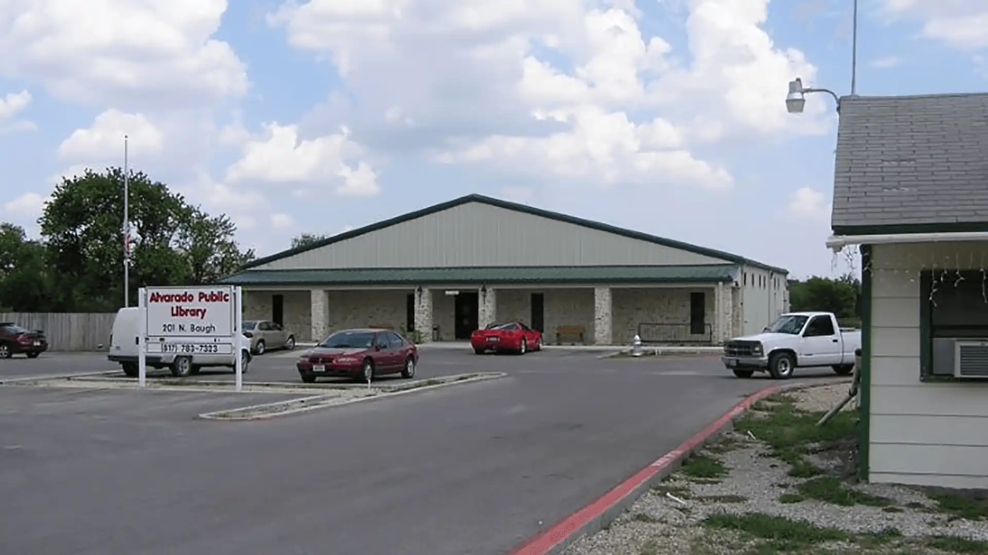 REACH Media Network digital signage in Alvarado's city departments and library.
