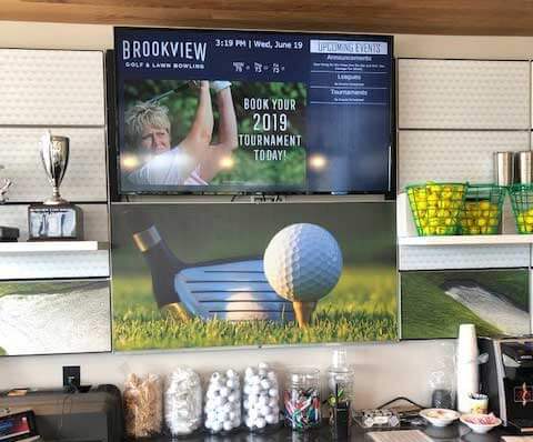 Golf Shop Digital Menu Boards