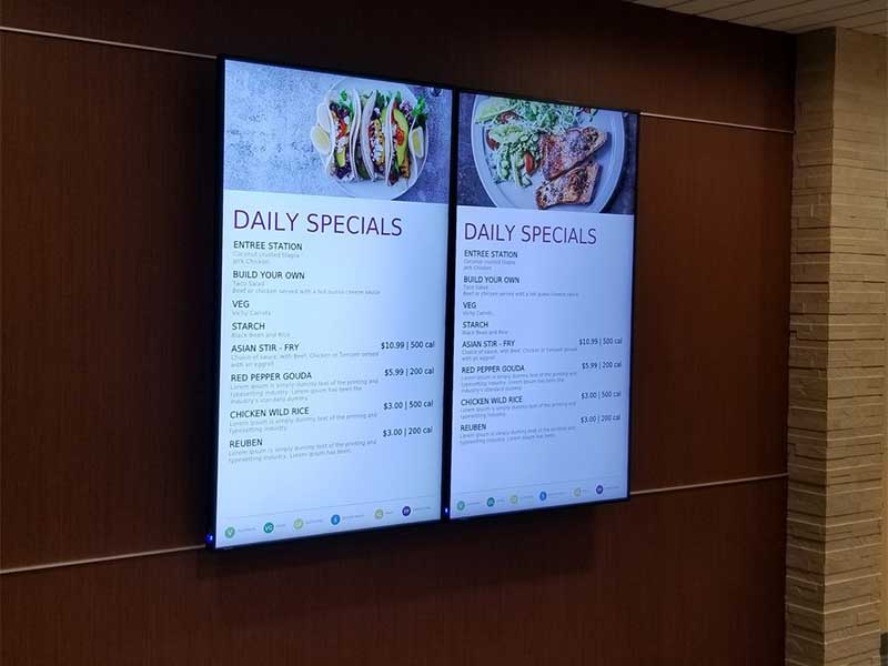 New Menu Boards Greet Patrons at Methodist Hospital