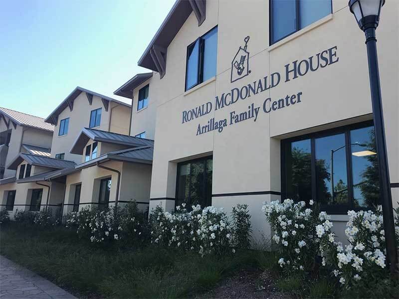 Ronald McDonald Houses around the world provide a place for families to call home while they have a child that is in the hospital.
