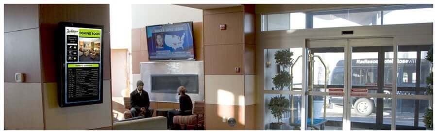 Easy to Use Hotel Digital Signage for California