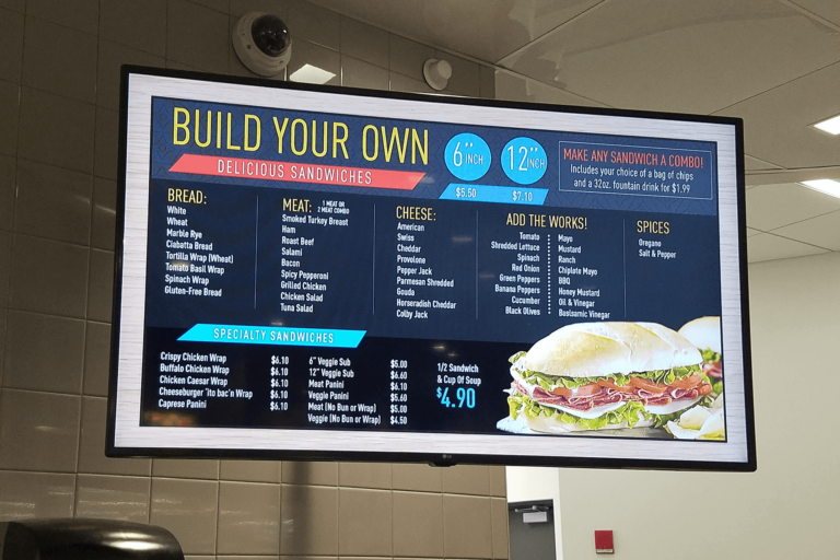 DIGITAL MENU BOARD SOFTWARE