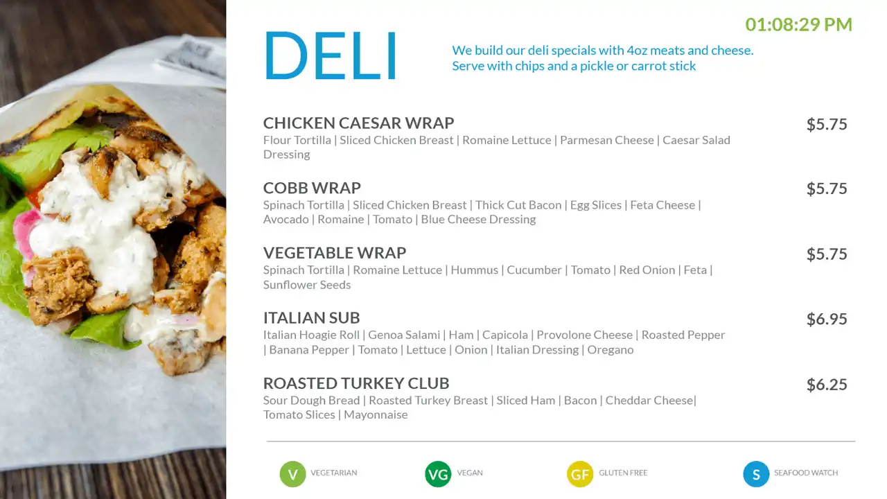 Digital Menu Boards-