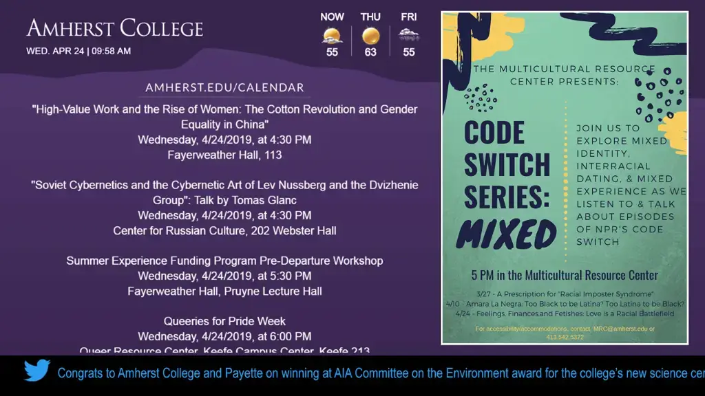 University Digital Signage Templates