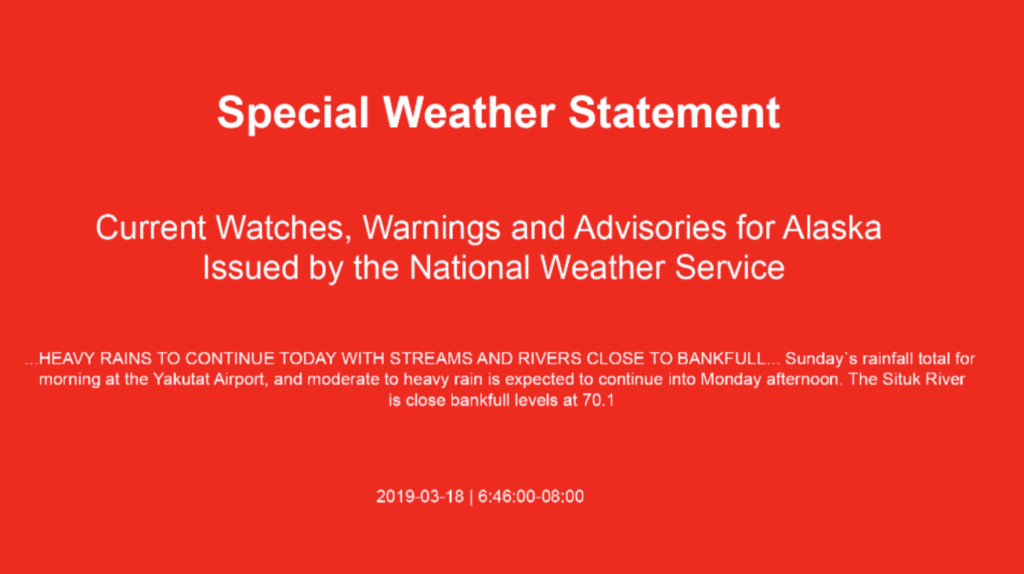 Integrate National Weather Alerts With Digital Signage