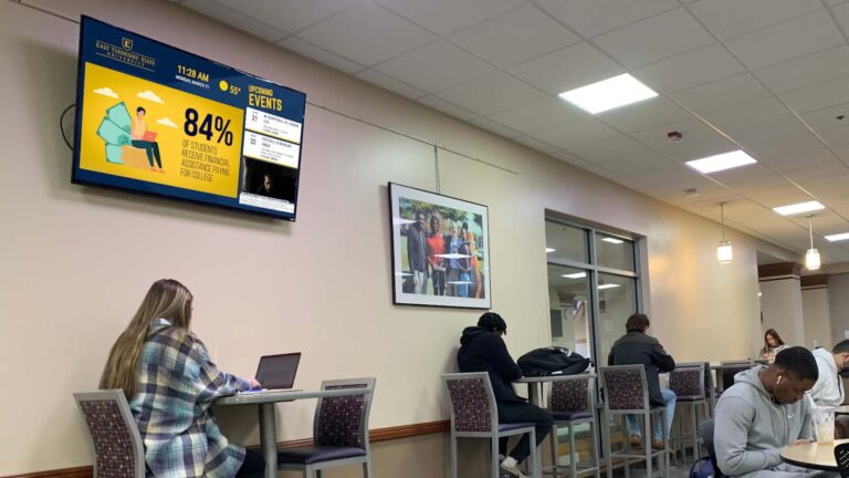 college digital signage