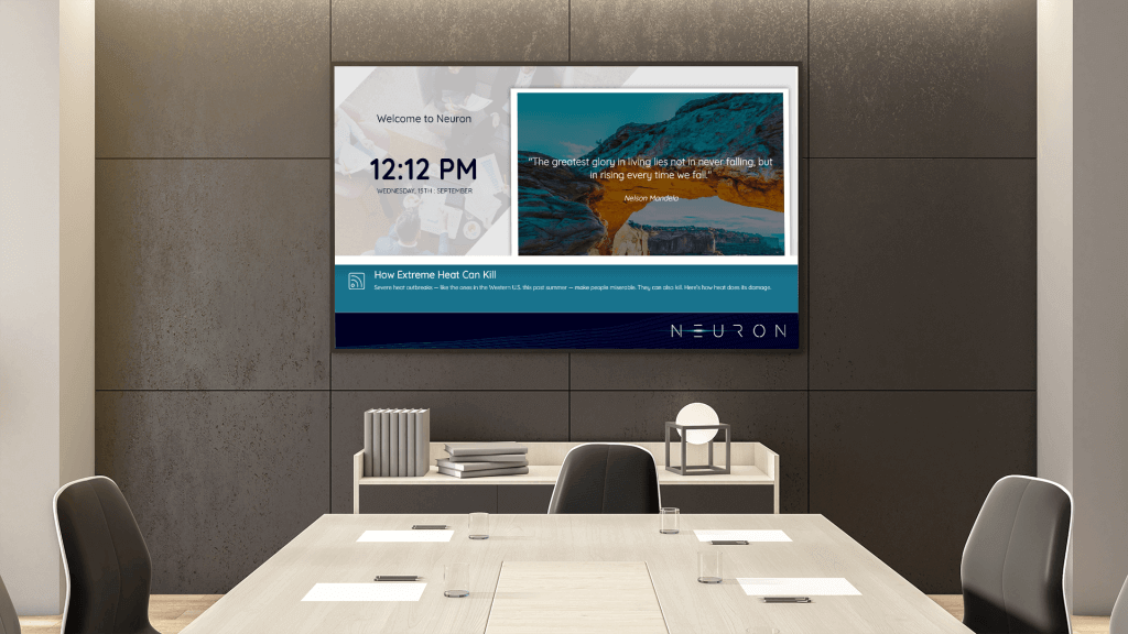 conference room digital signage