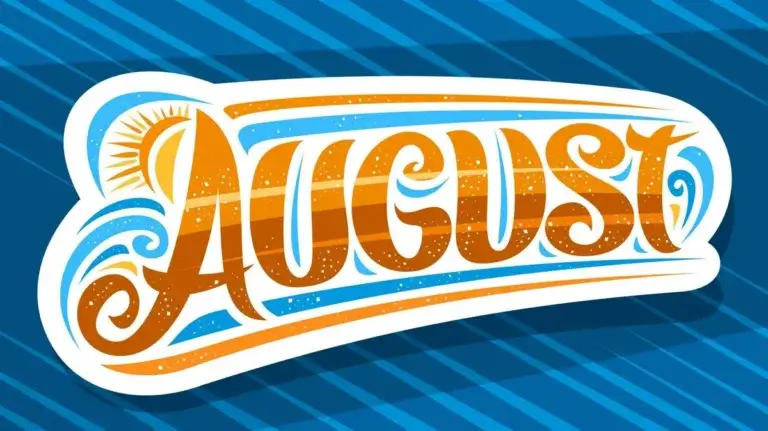 bright colorful August summer digital signage, Reach Media Network