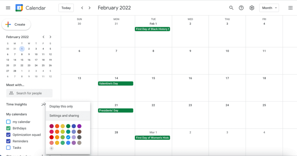 google calendar integration for digital signage