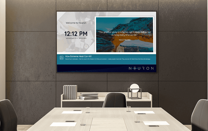 corporate conference room digital signage