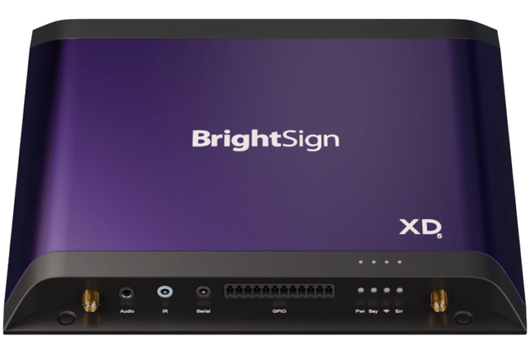 brightsign xd5 digital signage player