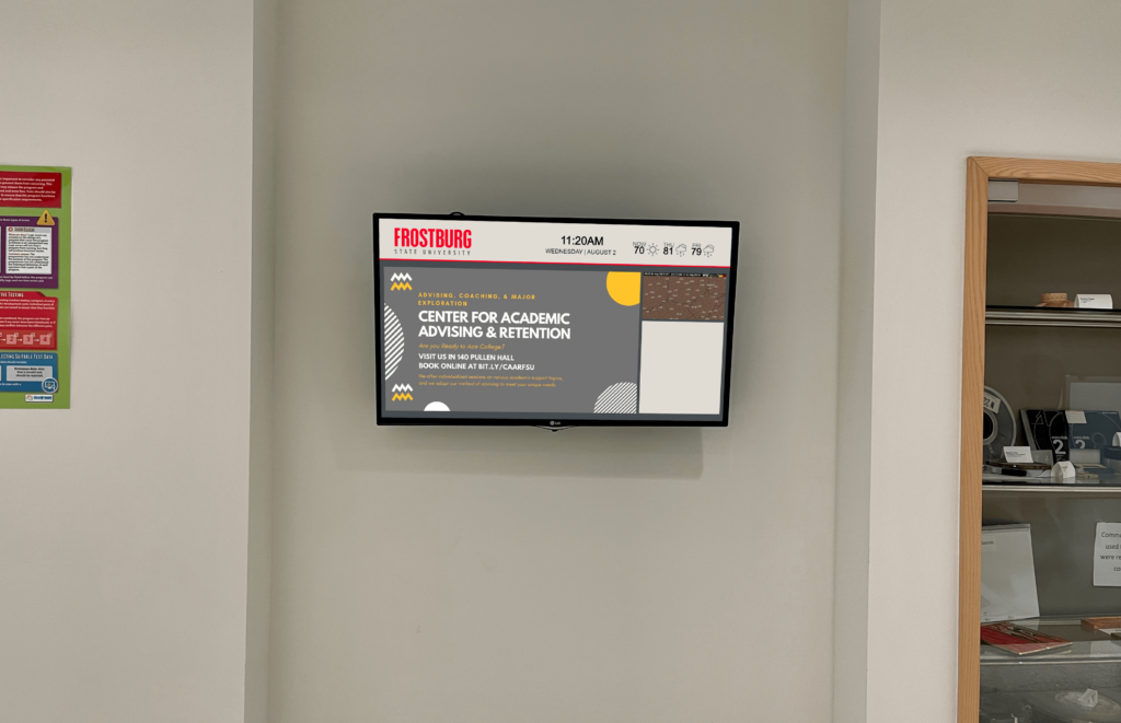 frostburg state university digital signage