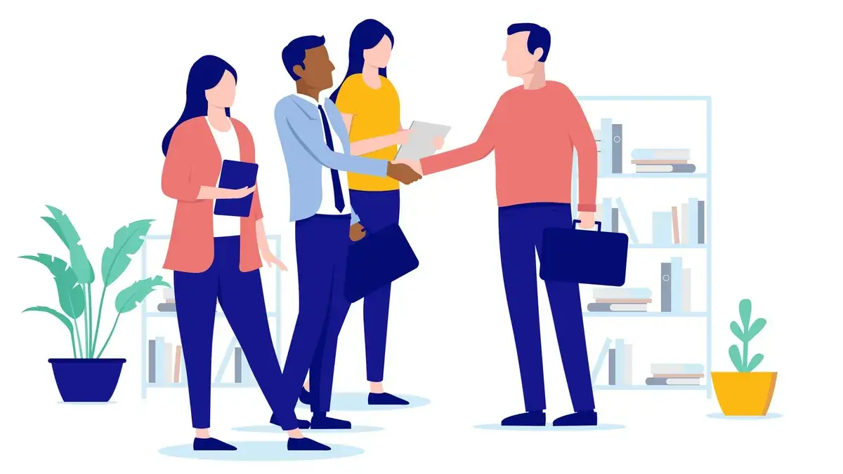 Reach Media Network digital signage onboarding illustration