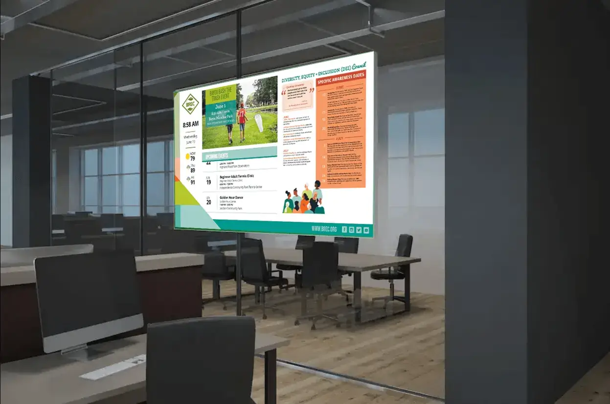Reach-Media-Network-government-conference-room-digital-signage-example government digital signage conference room example, Reach Media Network, 2026