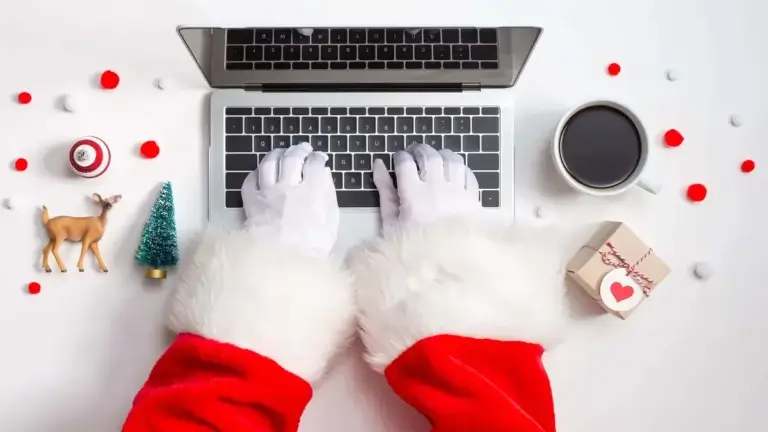 Reach Media Network Christmas-themed digital signage