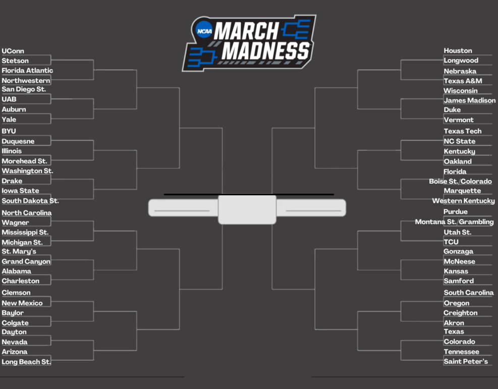 march madness bracket template, reach media network, 2024