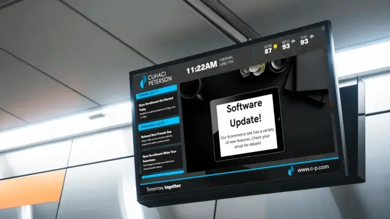 Cuhaci Peterson digital signage communications, Reach Media Network, 2026