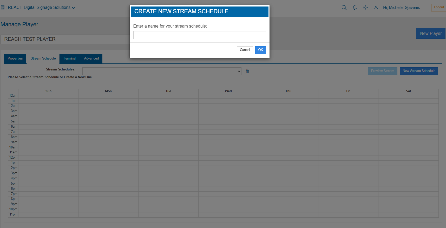 New Stream Schedule
