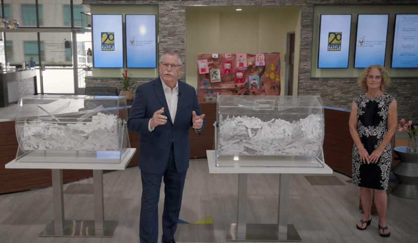 Ronald McDonald House Charities of San Diego showcasing their digital signage donor wall