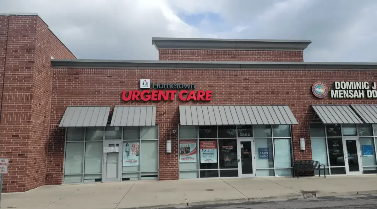 Hometown Urgent Care storefront, REACH Media Network
