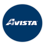 Avista logo, Reach Media Network digital signage client