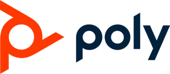 Poly Conferencing logo, Reach Media Network digital signage integration