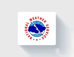 National Weather Service alerts digital signage app icon, Reach Media Network