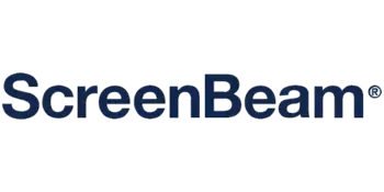 ScreenBeam logo, Reach Media Network digital signage integration