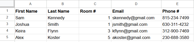 unique identifier example for CSV data lists, Reach Media Network digital signage integration best practices