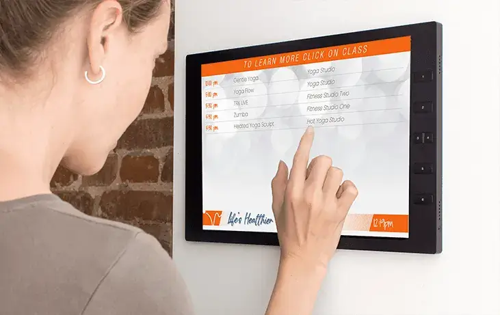 room booking digital signage software from Reach Media Network