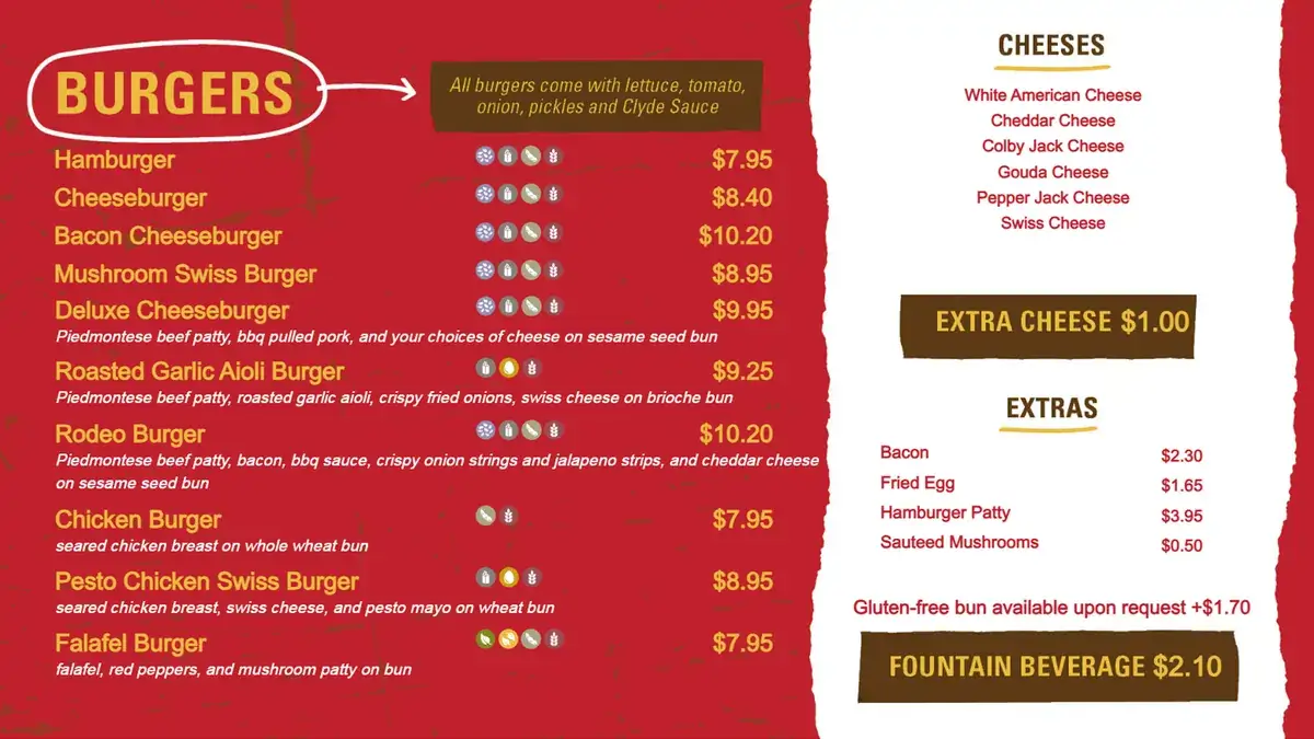 Iowa State University menu board digital signage screen from Reach Media Network