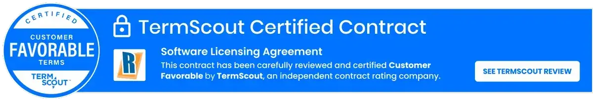 REACH Media Network has a TermScout Certified Contract.